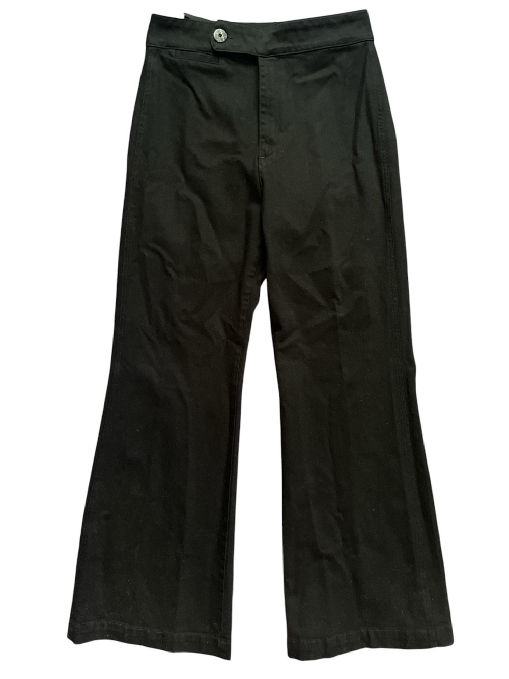 ASKK NY Full Length Wide Leg Trouser Jeans NWT Jet Black Size 31